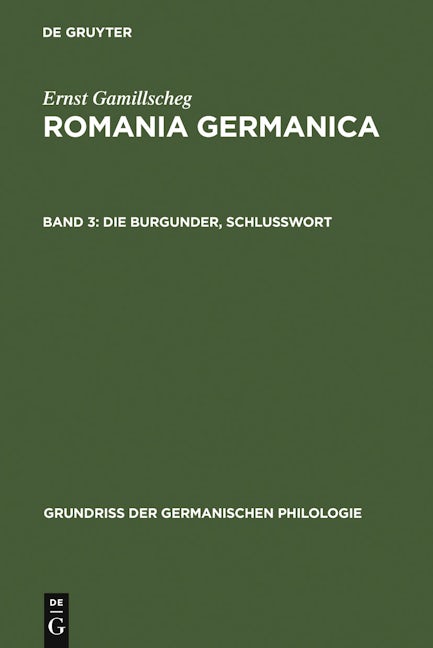 Die Burgunder, Schlußwort