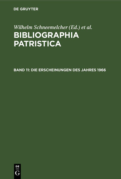 Die Erscheinungen des Jahres 1966