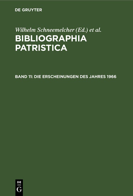 Die Erscheinungen des Jahres 1966