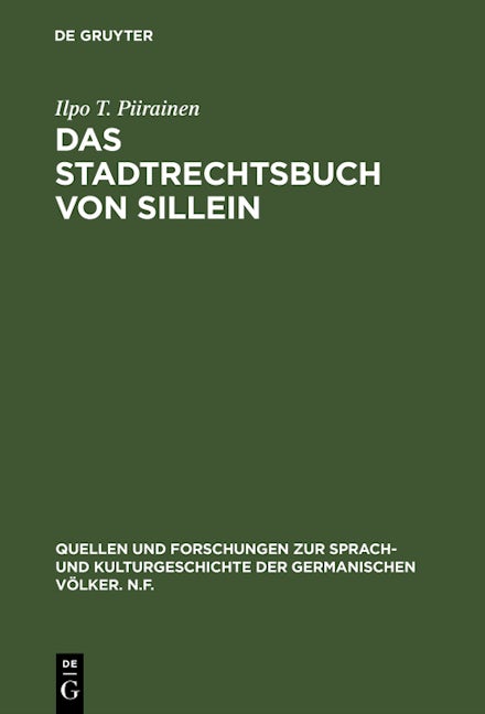 Das Stadtrechtsbuch von Sillein