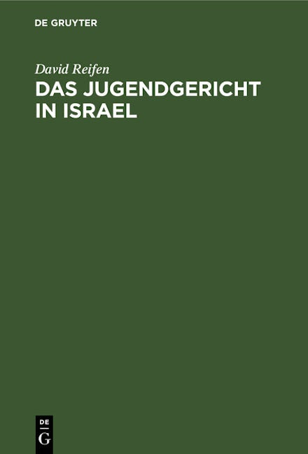Das Jugendgericht in Israel