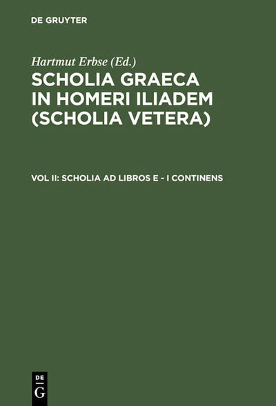 Scholia ad libros E - I continens