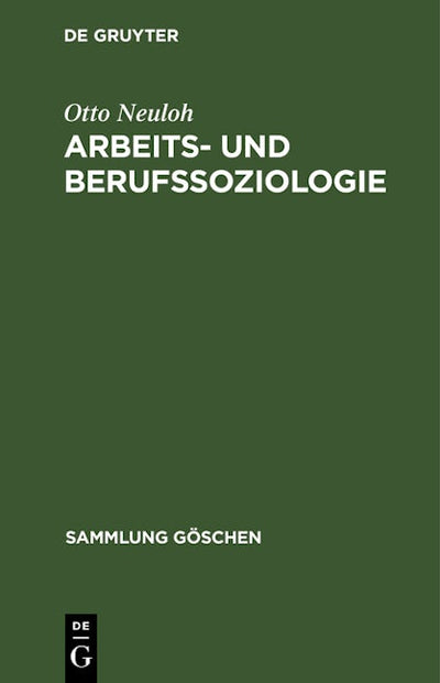 Arbeits- und Berufssoziologie