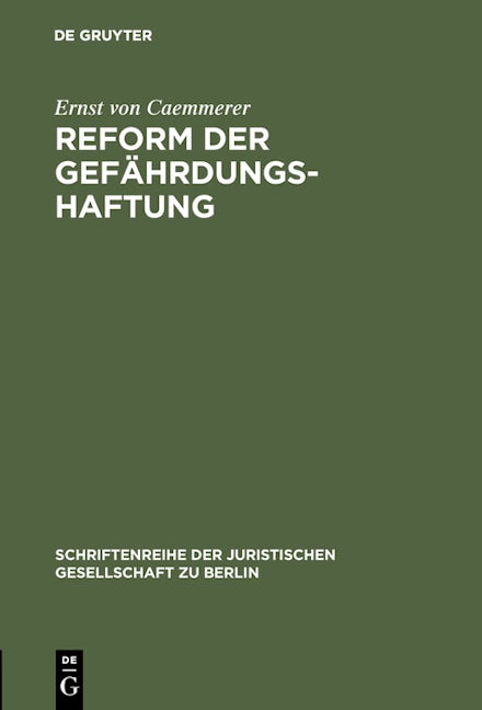 Reform der Gefährdungshaftung