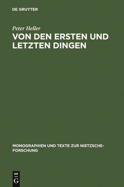 Von den ersten und letzten Dingen
