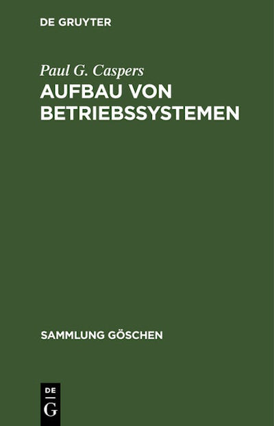 Aufbau von Betriebssystemen