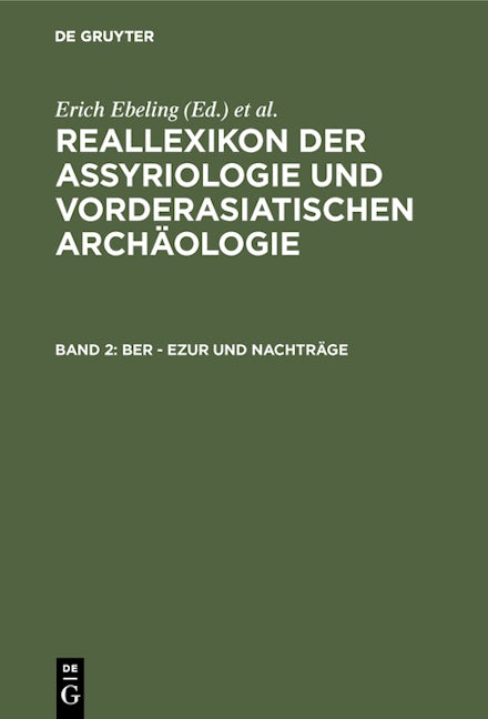 Ber - Ezur und Nachträge