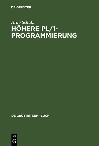 Höhere PL/1-Programmierung