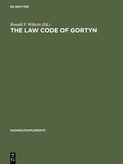 The Law Code of Gortyn