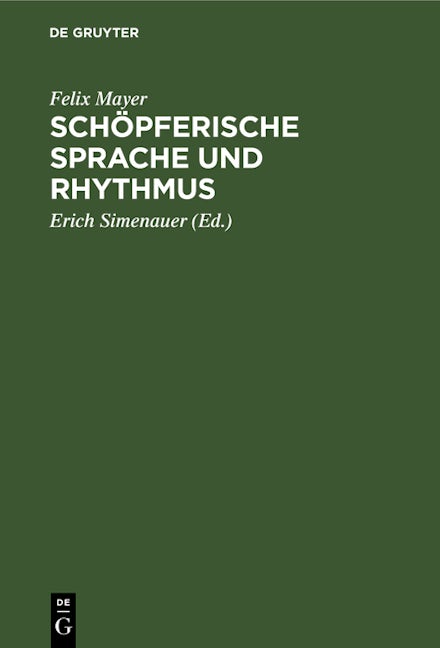 Schöpferische Sprache und Rhythmus