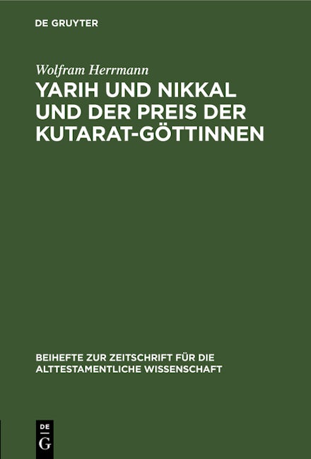 Yarih und Nikkal und der Preis der Kutarat-Göttinnen