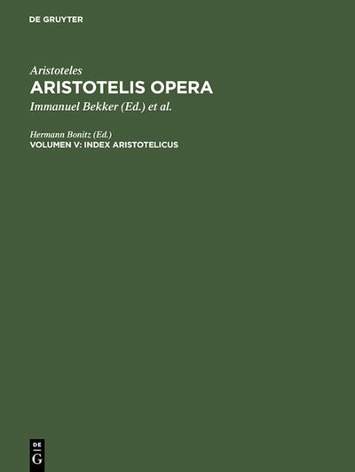 Index Aristotelicus