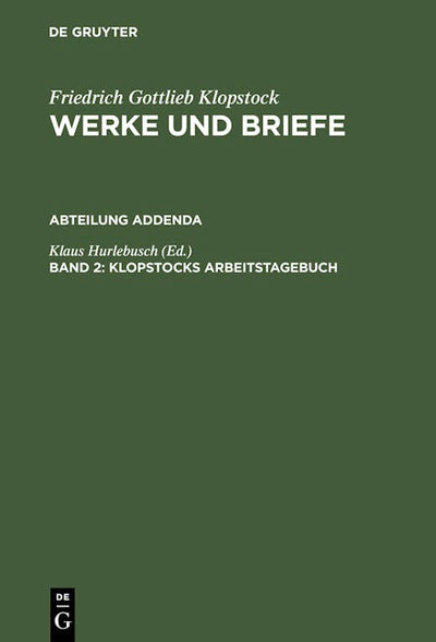 Klopstocks Arbeitstagebuch