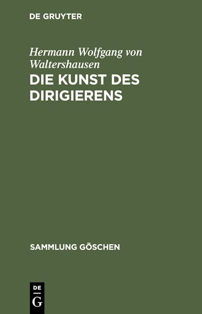 Die Kunst des Dirigierens