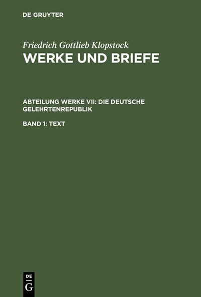 Die deutsche Gelehrtenrepublik