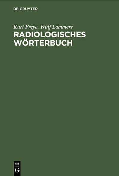 Radiologisches Wörterbuch