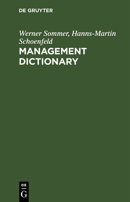 Management Dictionary