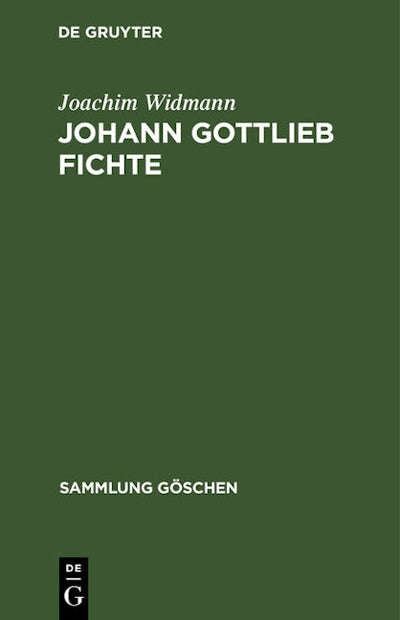 Johann Gottlieb Fichte