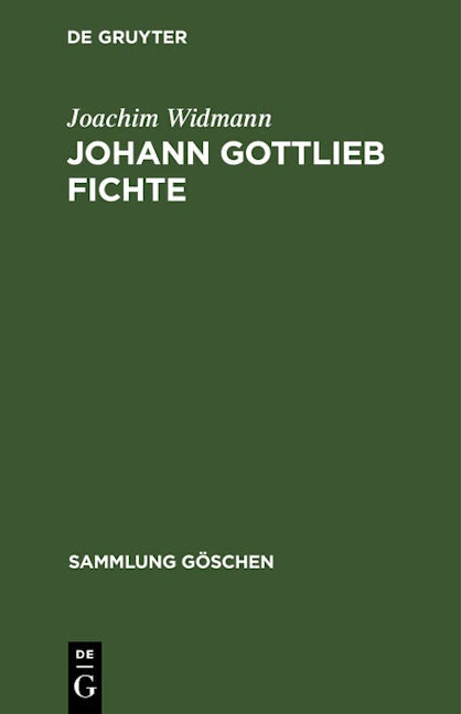 Johann Gottlieb Fichte