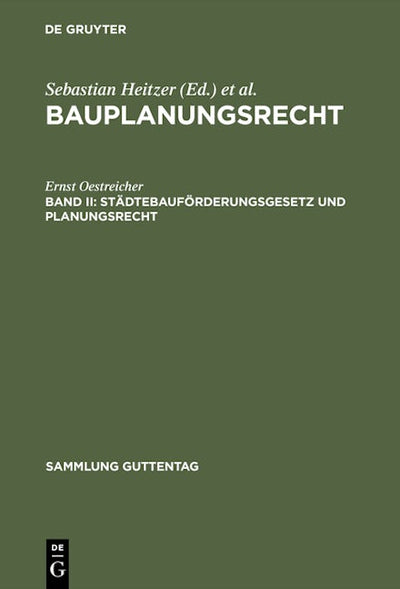 Städtebauförderungsgesetz und Planungsrecht