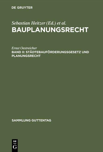 Städtebauförderungsgesetz und Planungsrecht