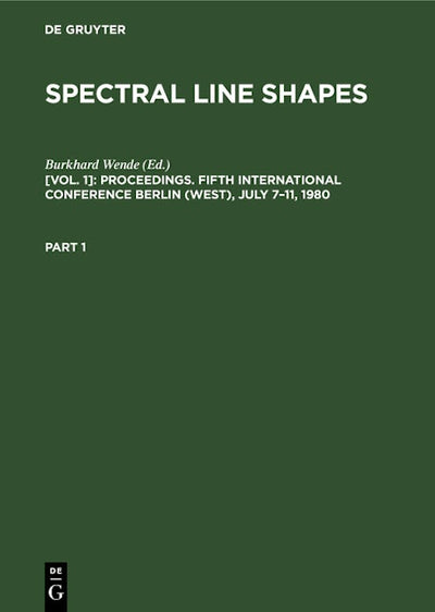 Proceedings. Fifth International Conference Berlin (West), July 7–11, 1980