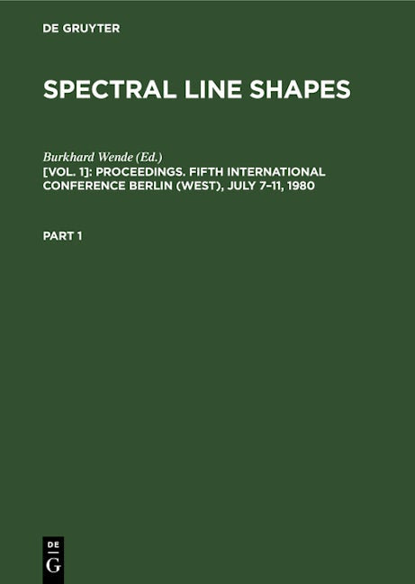 Proceedings. Fifth International Conference Berlin (West), July 7–11, 1980