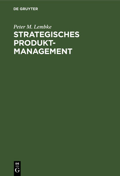 Strategisches Produktmanagement