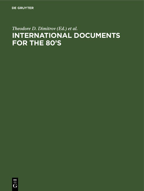 International Documents for the 80’s