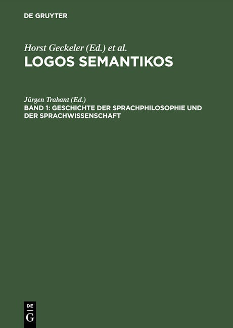 Geschichte der Sprachphilosophie und der Sprachwissenschaft