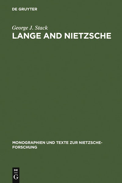 Lange and Nietzsche