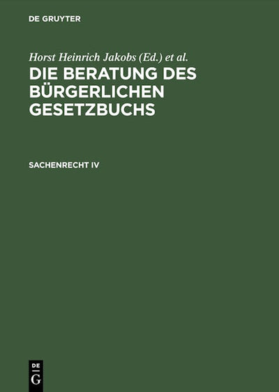 Sachenrecht IV