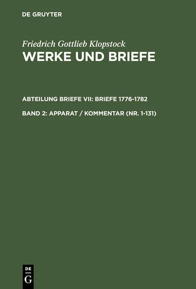 Apparat / Kommentar (Nr. 1-131)
