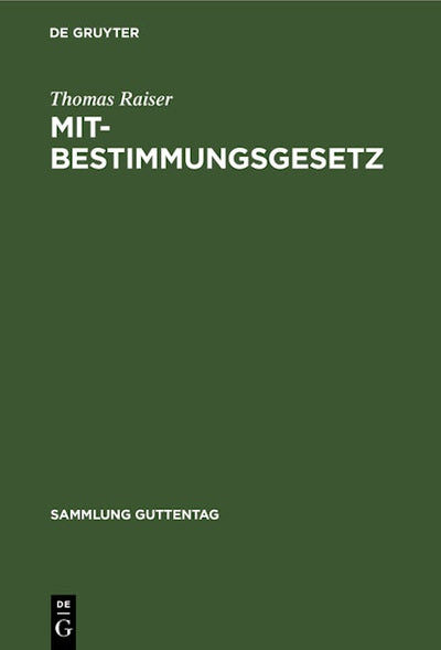 Mitbestimmungsgesetz