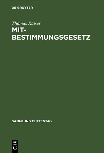 Mitbestimmungsgesetz