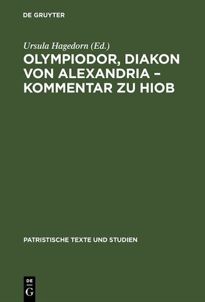 Olympiodor, Diakon von Alexandria – Kommentar zu Hiob