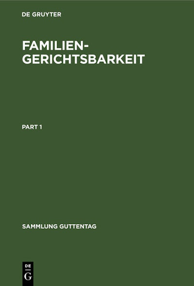Familiengerichtsbarkeit