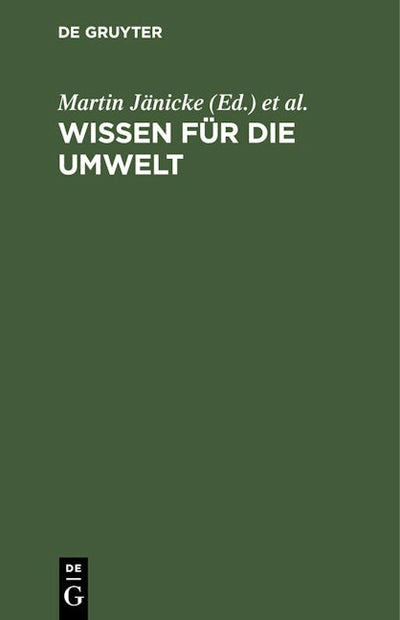Wissen für die Umwelt