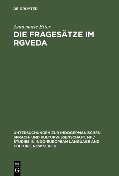 Die Fragesätze im Rgveda