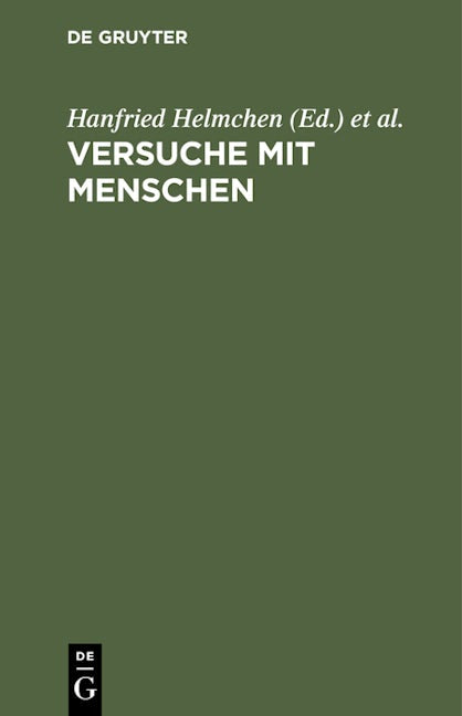 Versuche mit Menschen