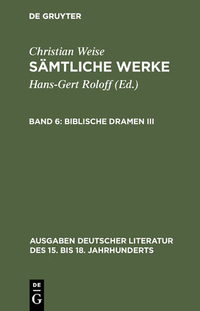 Biblische Dramen III
