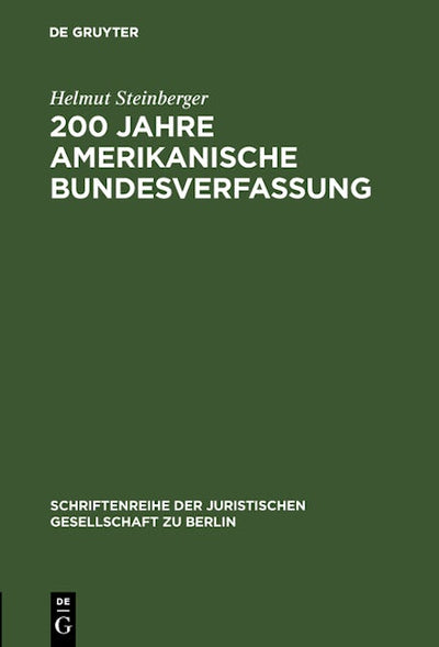 200 Jahre amerikanische Bundesverfassung