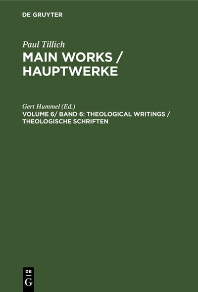 Theological Writings / Theologische Schriften