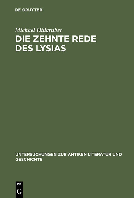 Die zehnte Rede des Lysias