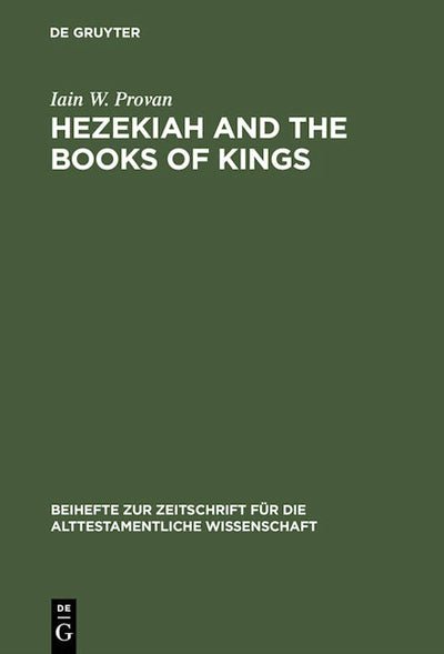 Hezekiah and the Books of Kings