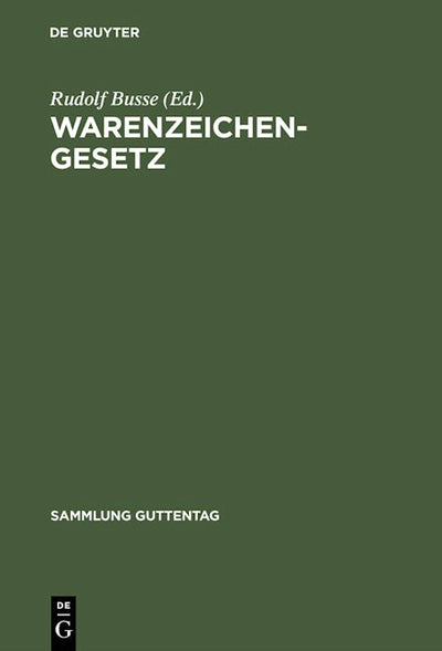 Warenzeichengesetz