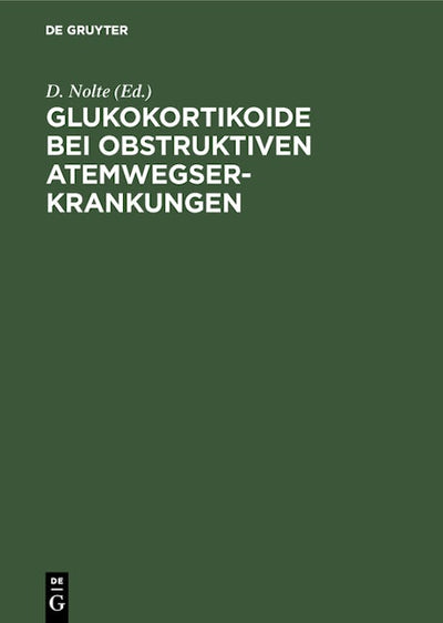 Glukokortikoide bei obstruktiven Atemwegserkrankungen