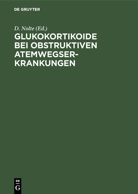 Glukokortikoide bei obstruktiven Atemwegserkrankungen