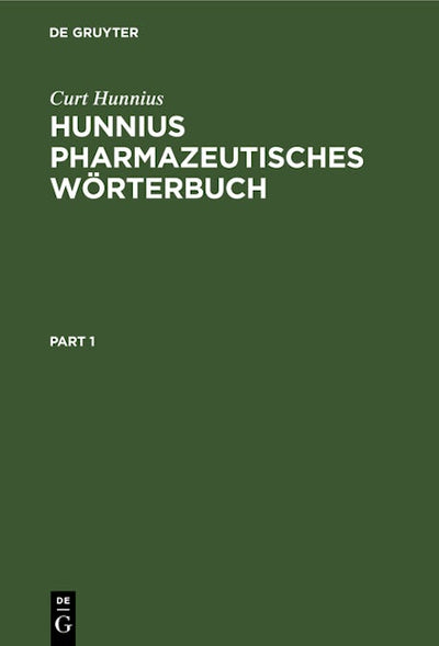 Hunnius pharmazeutisches Wörterbuch