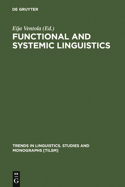 Functional and Systemic Linguistics